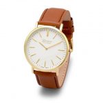 Tan Leather Fashion Watch