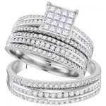 1 3/8CTW-DIAMOND FASHION TRIO SET